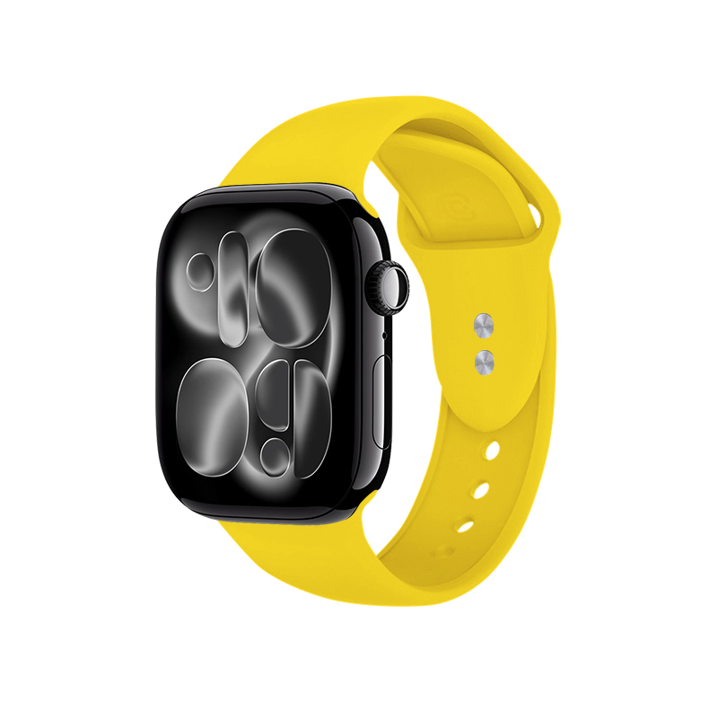Ремешок Crong Liquid для Apple Watch 38 / 40 / 41 / 42 mm, жёлтый