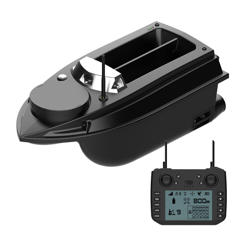 GPS-кораблик для прикормки Flytec V030 Basic, аккумулятор 20 000 мА·ч продаётся отдельно, чёрный