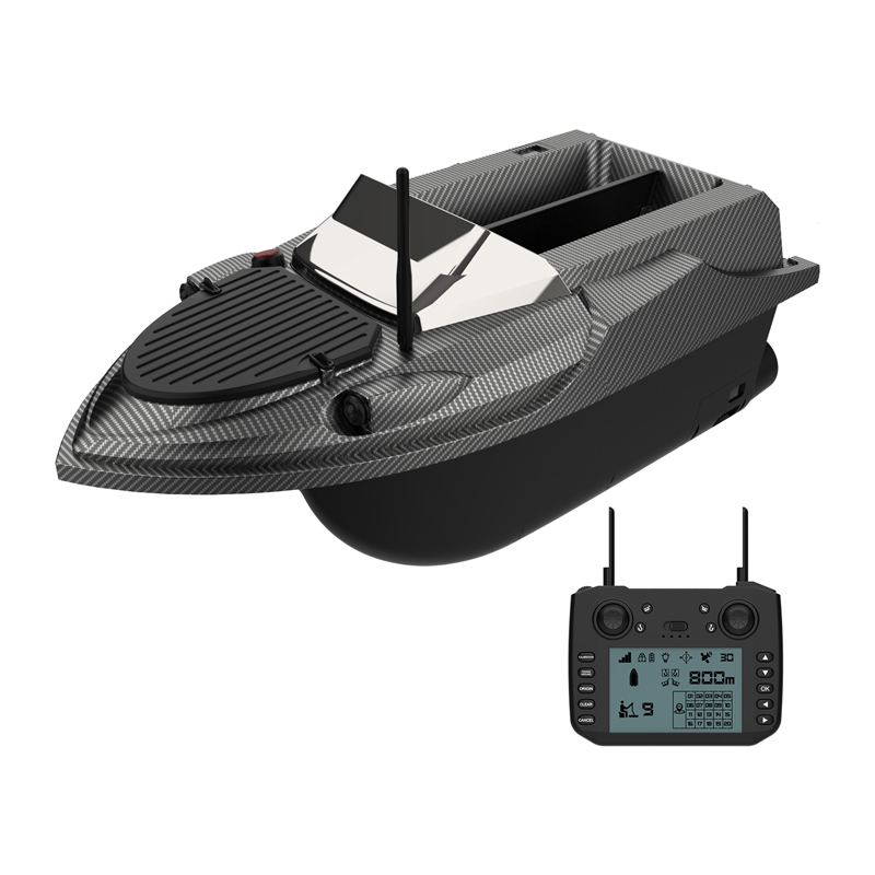 GPS-кораблик для прикормки Flytec V080 Basic, аккумулятор 20 000 мА·ч продаётся отдельно, чёрный