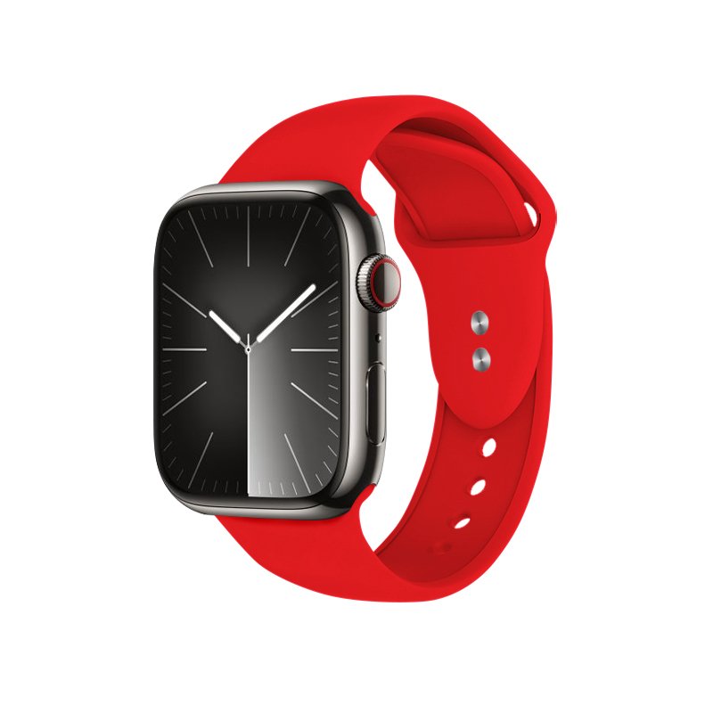 Ремешок Crong Liquid для Apple Watch 38 / 40 / 41 / 42 mm, красный
