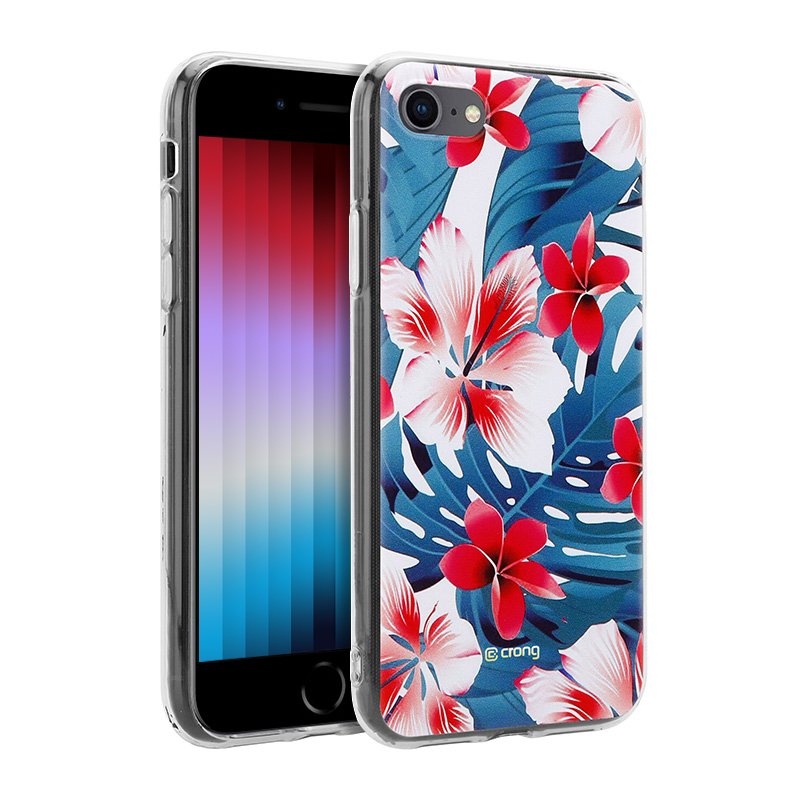Crong Flower Pattern 03 dėklas, skirtas iPhone SE (2020 / 2022) / 8 / 7