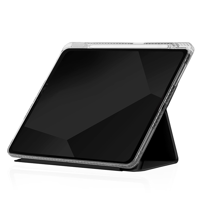 STM OPP atverčiamas dėklas, skirtas iPad Air 13" M4 (2026) / M3 (2025) / M2 (2024), juodas