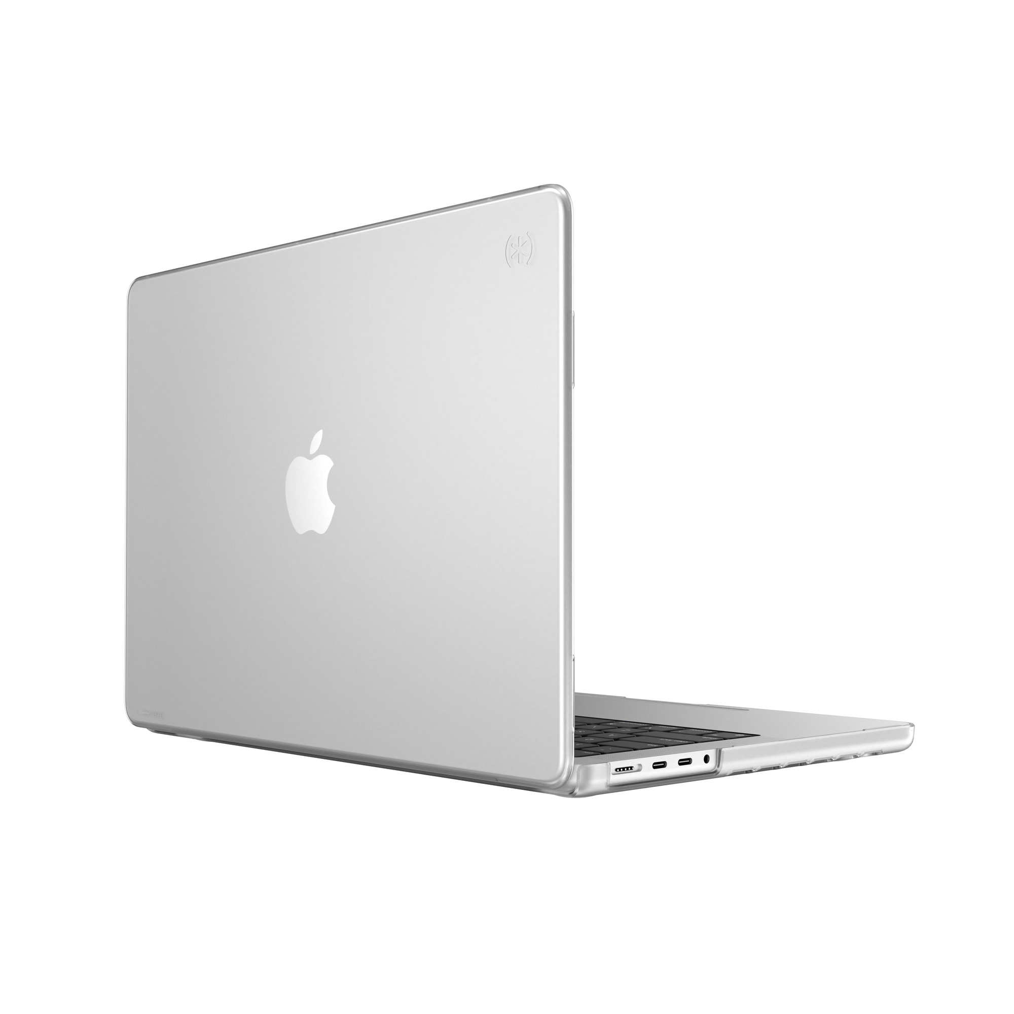 Speck SmartShell dėklas, skirtas MacBook Pro 14" (M5 / M4 / M3 / M2 / M1, 2026–2021), skaidrus