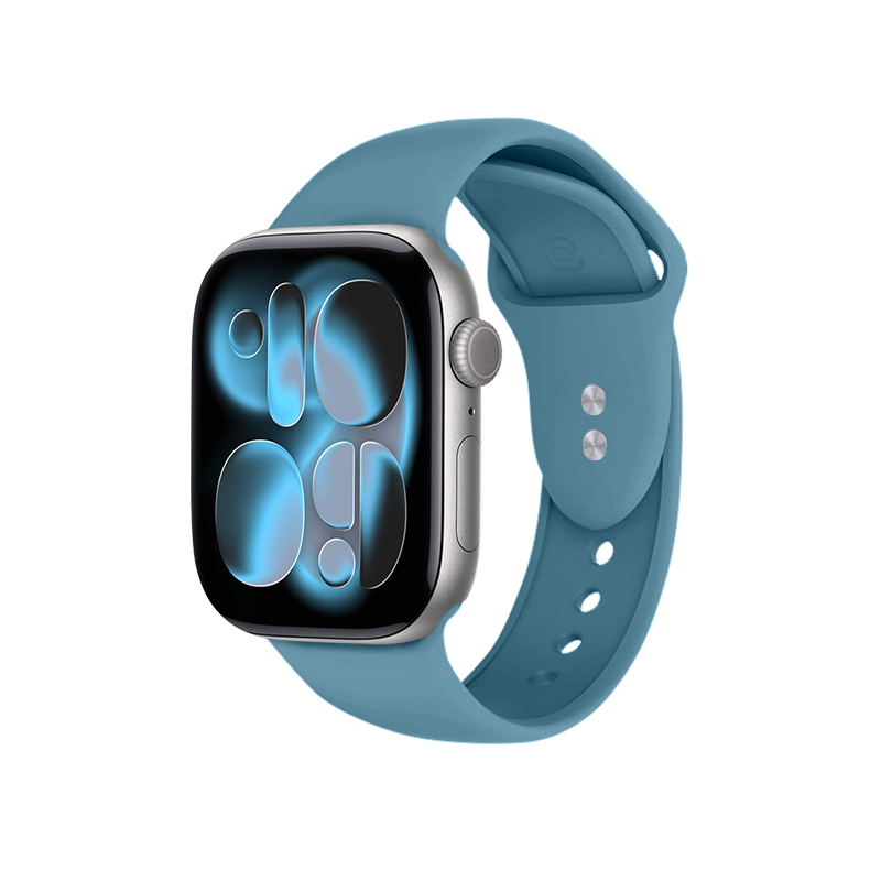 Ремешок Crong Liquid для Apple Watch 44 / 45 / 46 / 49 мм, тёмно-синий