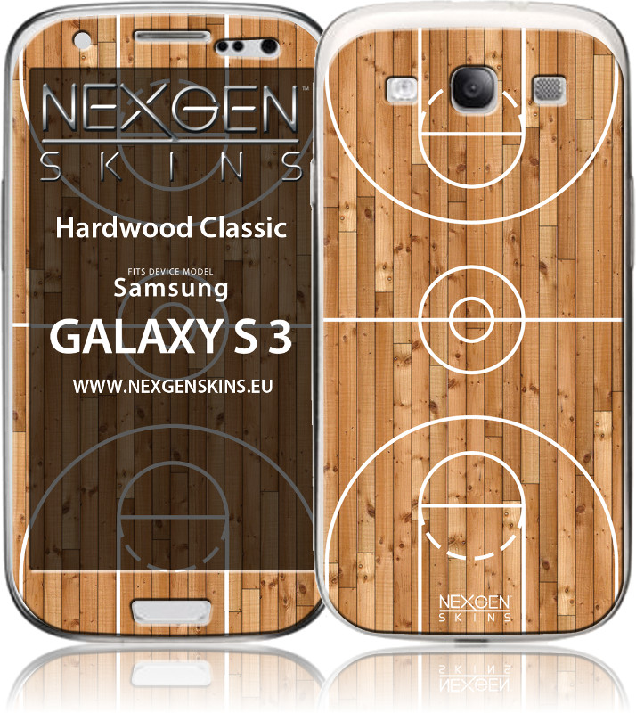 Nexgen „Hardwood Classic 3D“ dekoratyvinių lipdukų komplektas, skirtas Samsung Galaxy S3