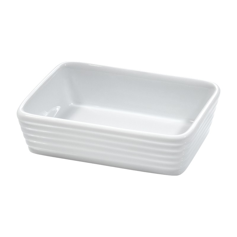 Mini porcelianinis kepimo indas Küchenprofi Burgund, 13 × 8 × 3,5 cm
