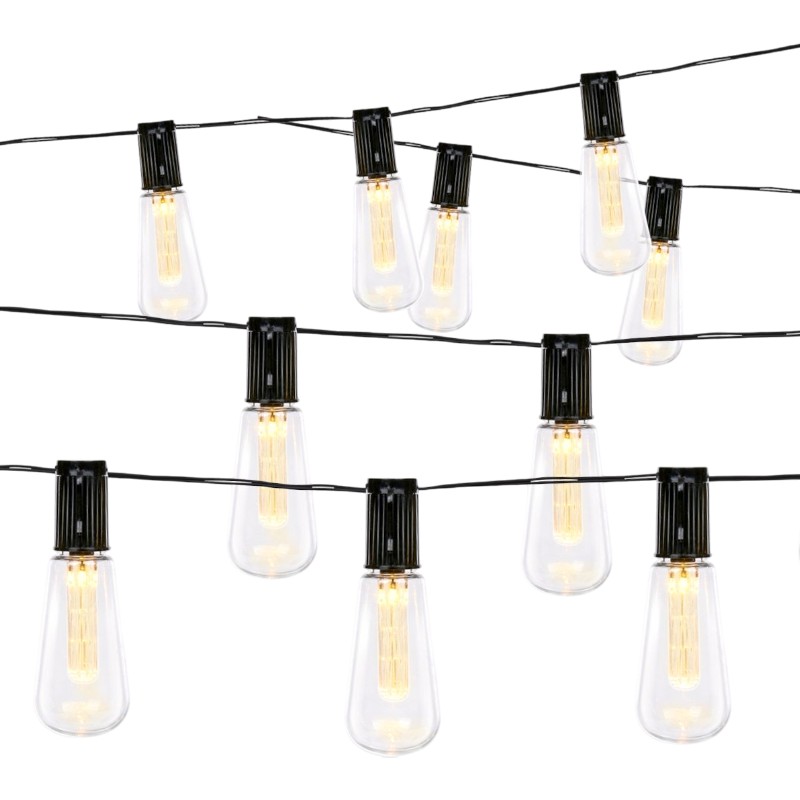 Grundig saulės energija maitinama LED girlianda, 10 lempučių, 3,35 m