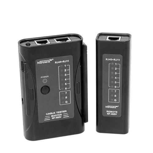 NOYAFA network and telephone cable tester, RJ45 / RJ11