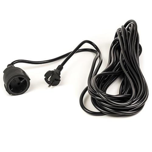 PowerPlant ilginamasis laidas, 10 m, 1 lizdas, 2 × 1,0 mm²