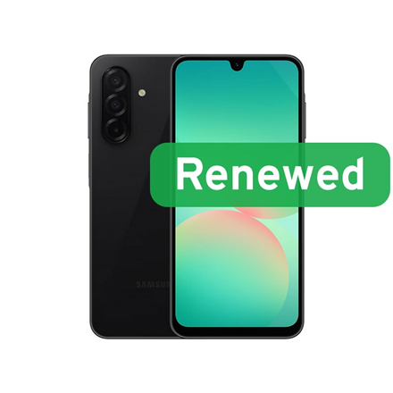 Atnaujintas Samsung Galaxy A26 5G, A klasė, 128 GB, juodas, 6,7″, Android