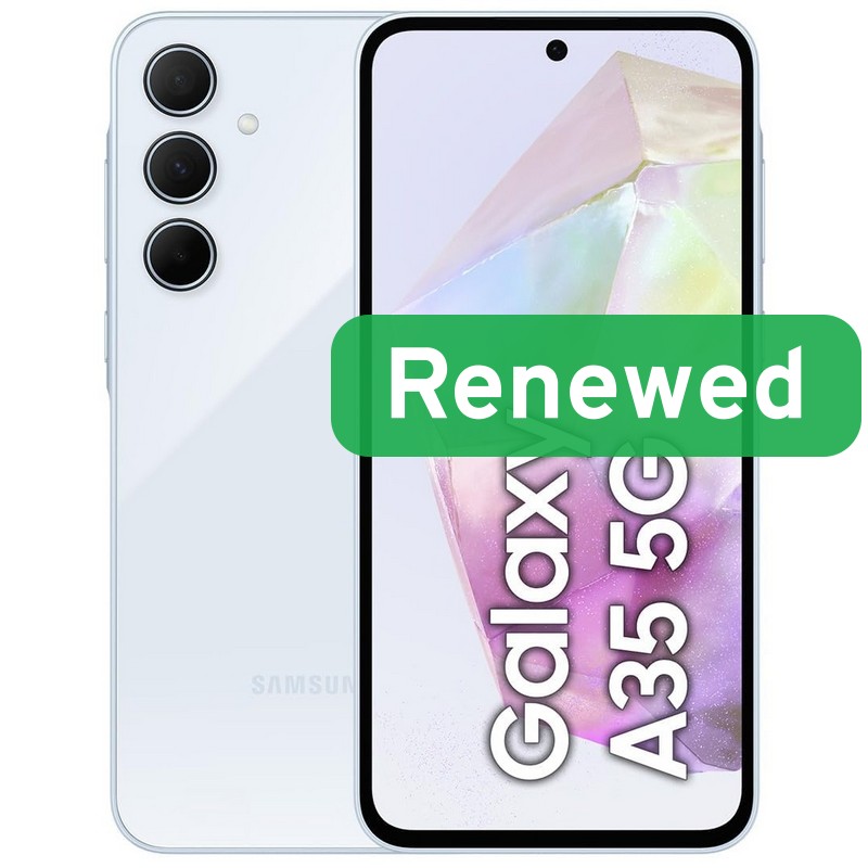 Atnaujintas Samsung Galaxy A35 5G, A klasė, 128 GB, Awesome Ice Blue, 6,6″