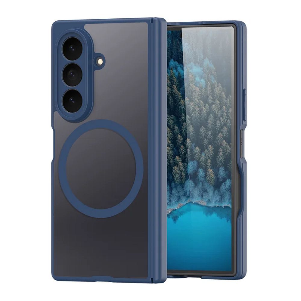 Dux Ducis „EXPN“ dėklas, skirtas „Samsung Galaxy Z Fold8 Ultra“, suderinamas su „MagSafe“ – mėlynas