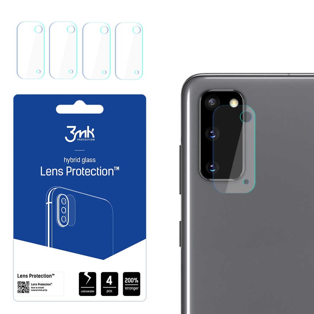 Защита камеры 3MK HybridGlass для Samsung G980/G981 S20