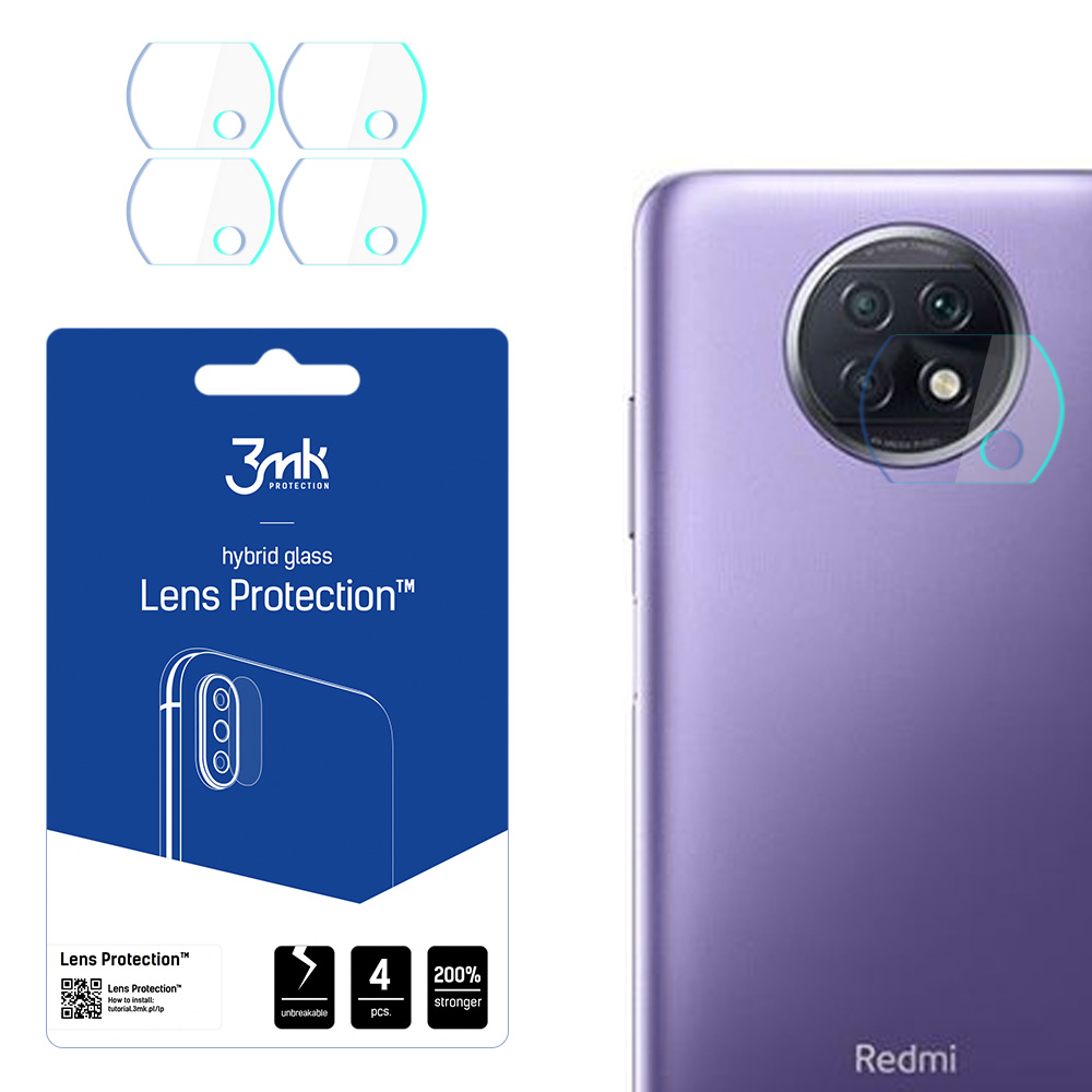 3MK ГИБКИЙ СТЕКЛЯННЫЙ ОБЪЕКТИВ XIAOMI REDMI NOTE 9T 5G СТЕКЛО ДЛЯ КАМЕРЫ 4 ШТ.