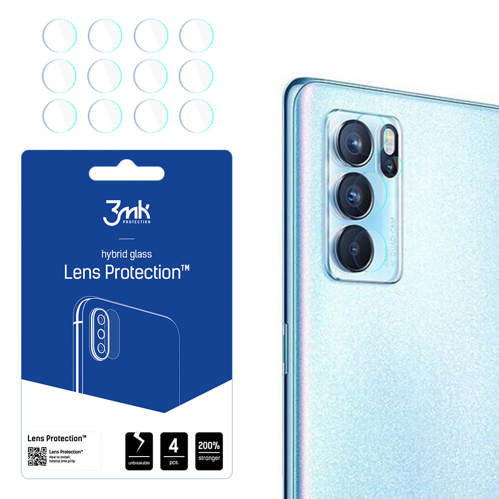 3mk Lens Protection — защита объектива камеры для Oppo Reno 6 Pro 5G PENM00