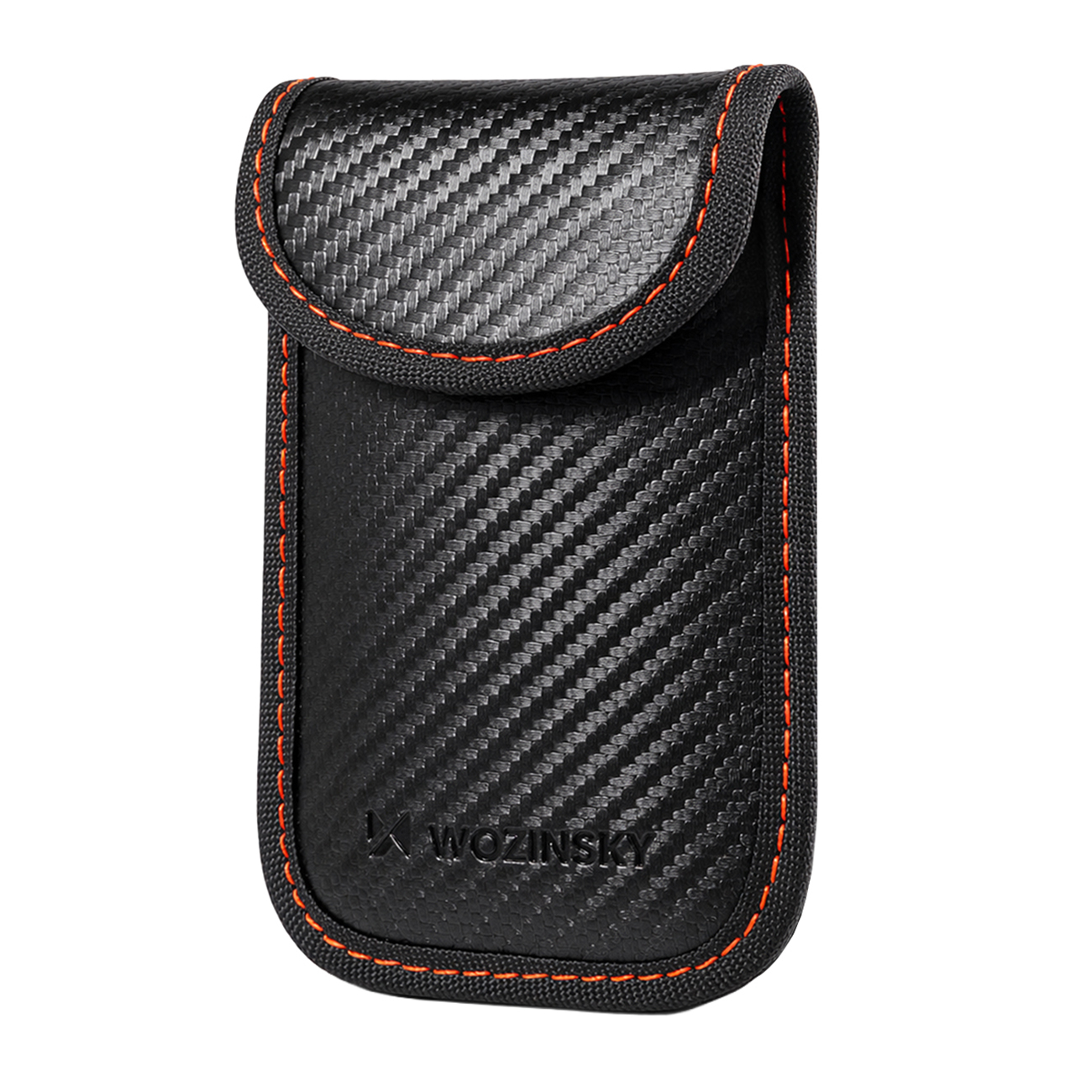 Wozinsky WPB-R14 RFID signalą blokuojantis dėklas berakčiams raktams, 14x9 cm, juodas