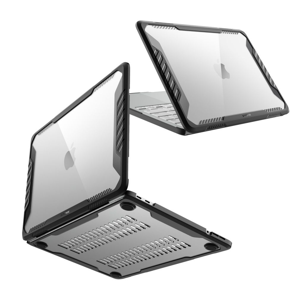 Чехол Supcase Unicorn Beetle Pro для MacBook Neo 13" 2026, прозрачный чёрный