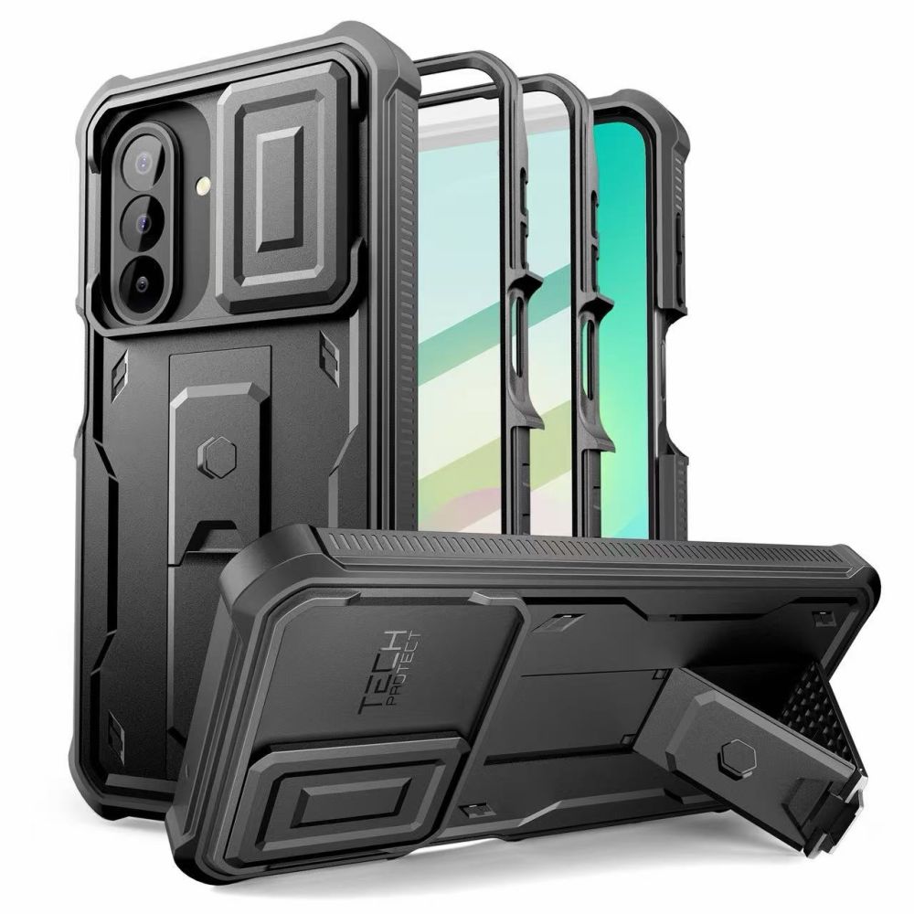 Комплект чехлов Tech-Protect Kevlar Cam+, 2 шт. для Samsung Galaxy A27, чёрный