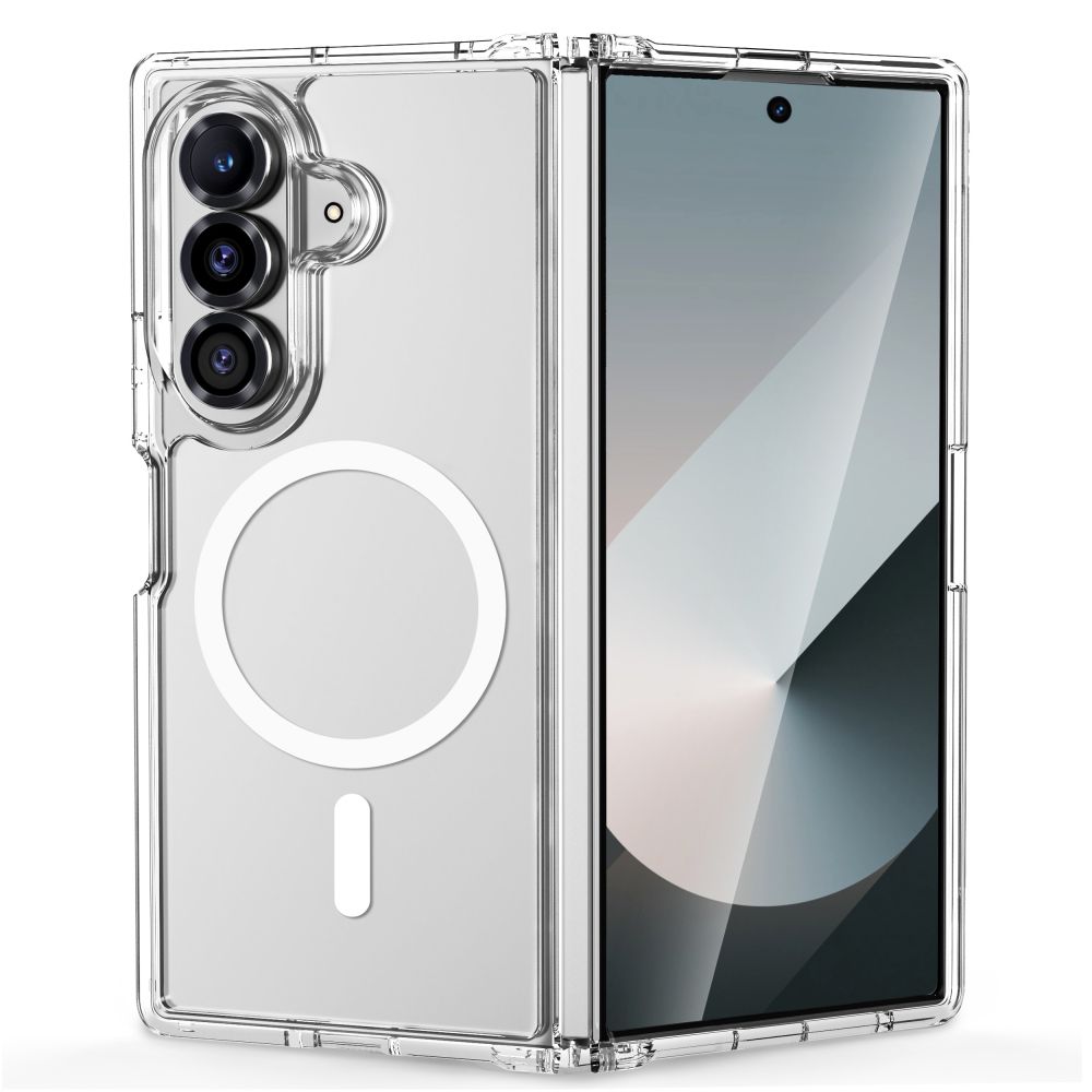 Tech-Protect FlexAir Hybrid MagSafe dėklas, skirtas Samsung Galaxy Z Fold 8 Ultra – spalva: skaidri