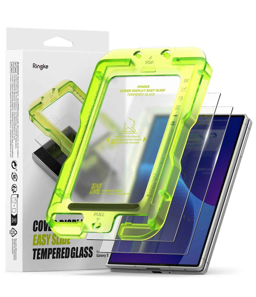 Ringke Cover Display Pro 2 vnt. grūdintų stiklų rinkinys, skirtas Samsung Galaxy Z Fold 8