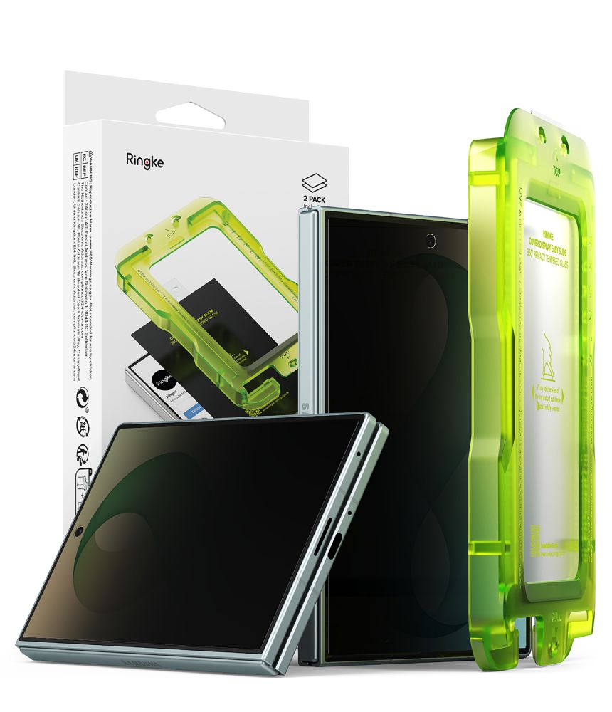 Ringke Easy Slide Privacy 360° privatumo grūdintas stiklas, 2 vnt., skirtas Samsung Galaxy Z Fold 8