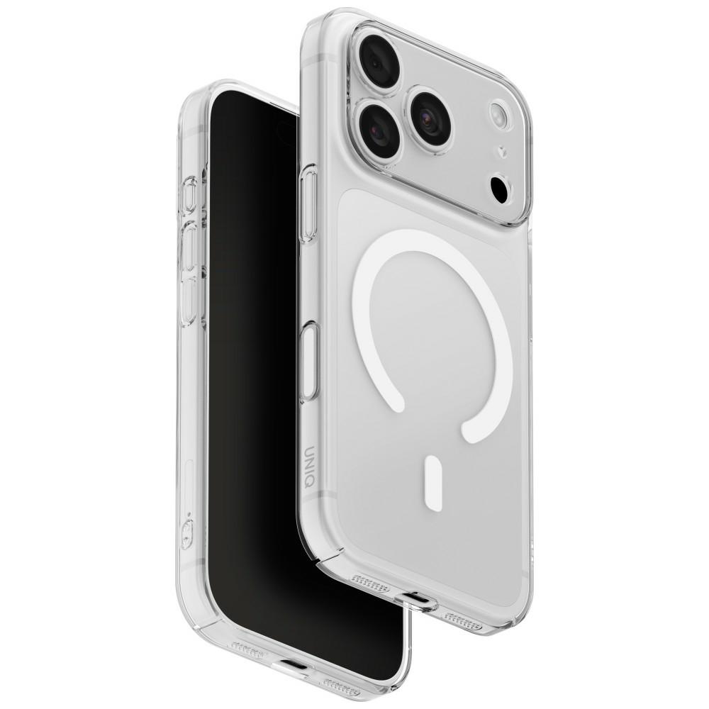 Uniq Hybrid Maglick Charging Airsuit dėklas iPhone 18 Pro / 17 Pro – skaidrus