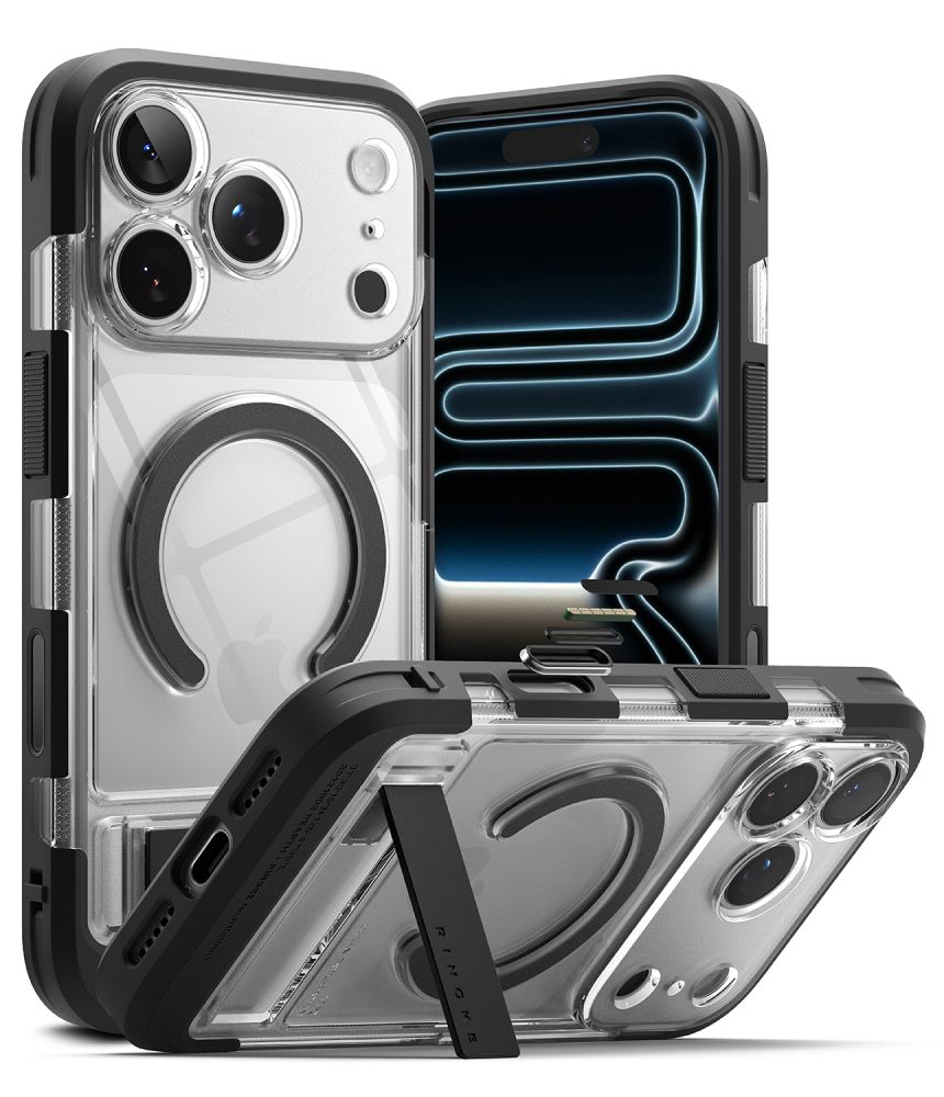 Ringke UX Magnetic dėklas iPhone 18 Pro / 17 Pro, skaidrus