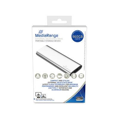 MediaRange išorinis SSD diskas (MR1103) – 900 GB, iki 450 MB/s