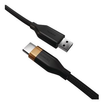 Duracell USB-C kabelis (DRU5021A) – 2 m, USB-A → USB-C