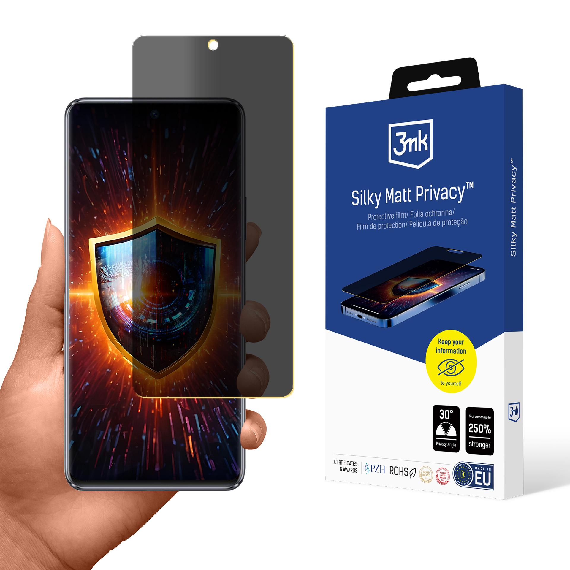 3mk Silky Matt Privacy — приватный фильтр для экрана для Huawei Nova 9 SE