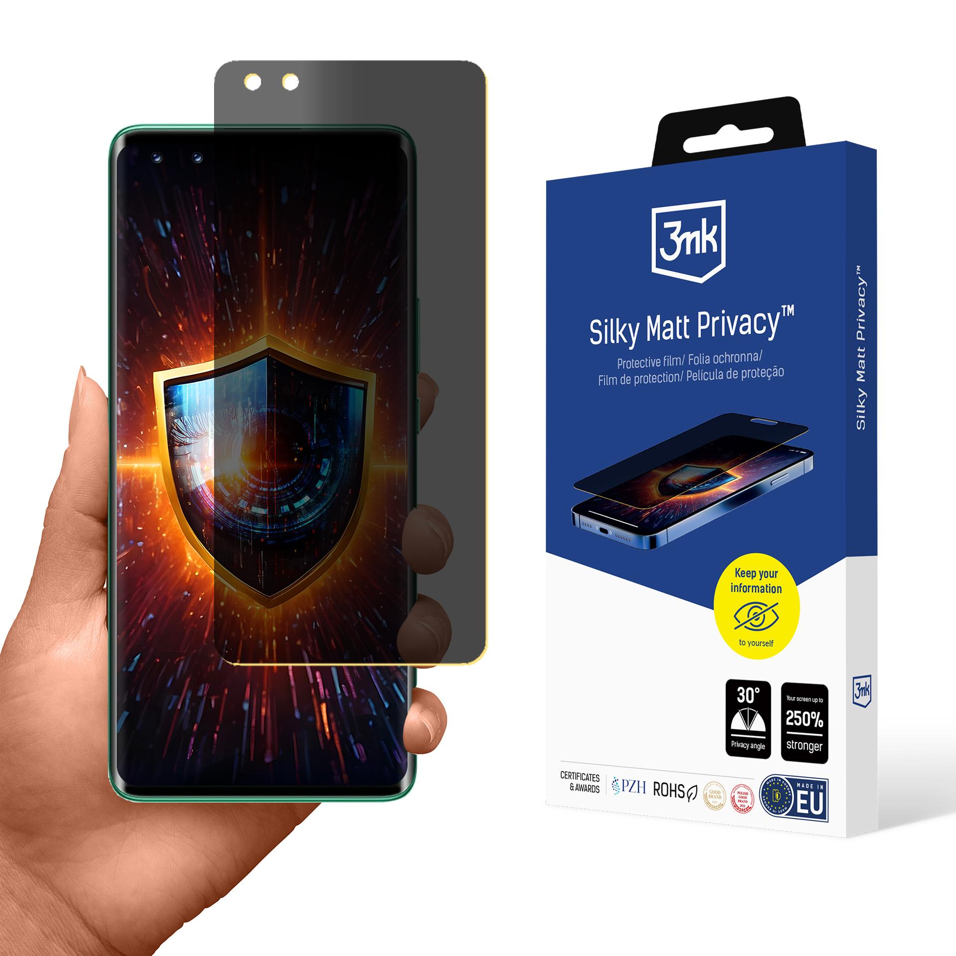 3mk Silky Matt Privacy — приватный фильтр для экрана для Huawei Nova 11 Pro