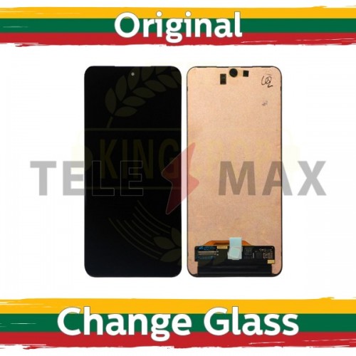 Ekranas skirtas Samsung G990 S21 FE juodas (Atnaujintas: Telemax) (NoFrame versija)