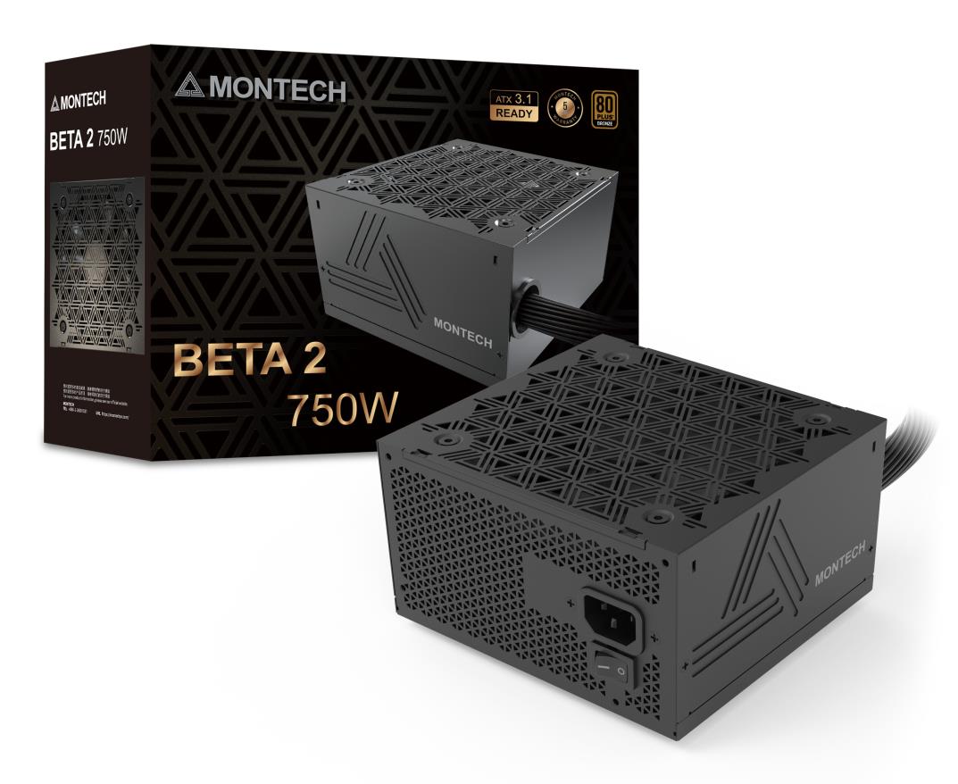 MONTECH BETA 2 ATX PC 100 - 240 V 750 W BETA2750W (Power Supply)