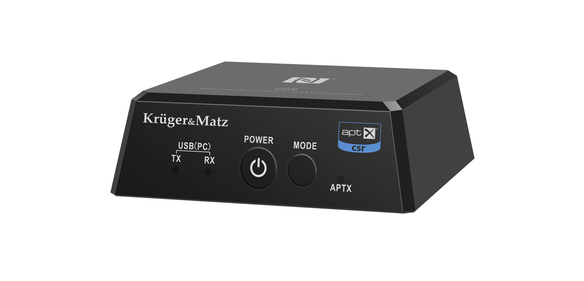 2-in-1 Bluetooth HiFi garso imtuvas ir siųstuvas (Apt-X, NFC), modelis BT-1