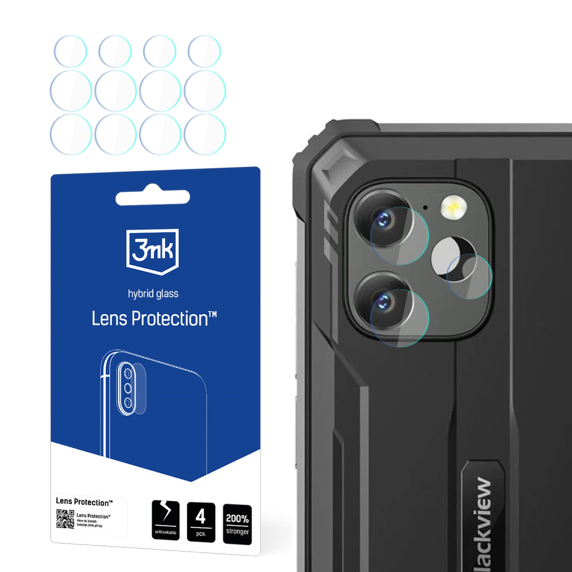 Blackview BV8900 - 3mk Lens Protection