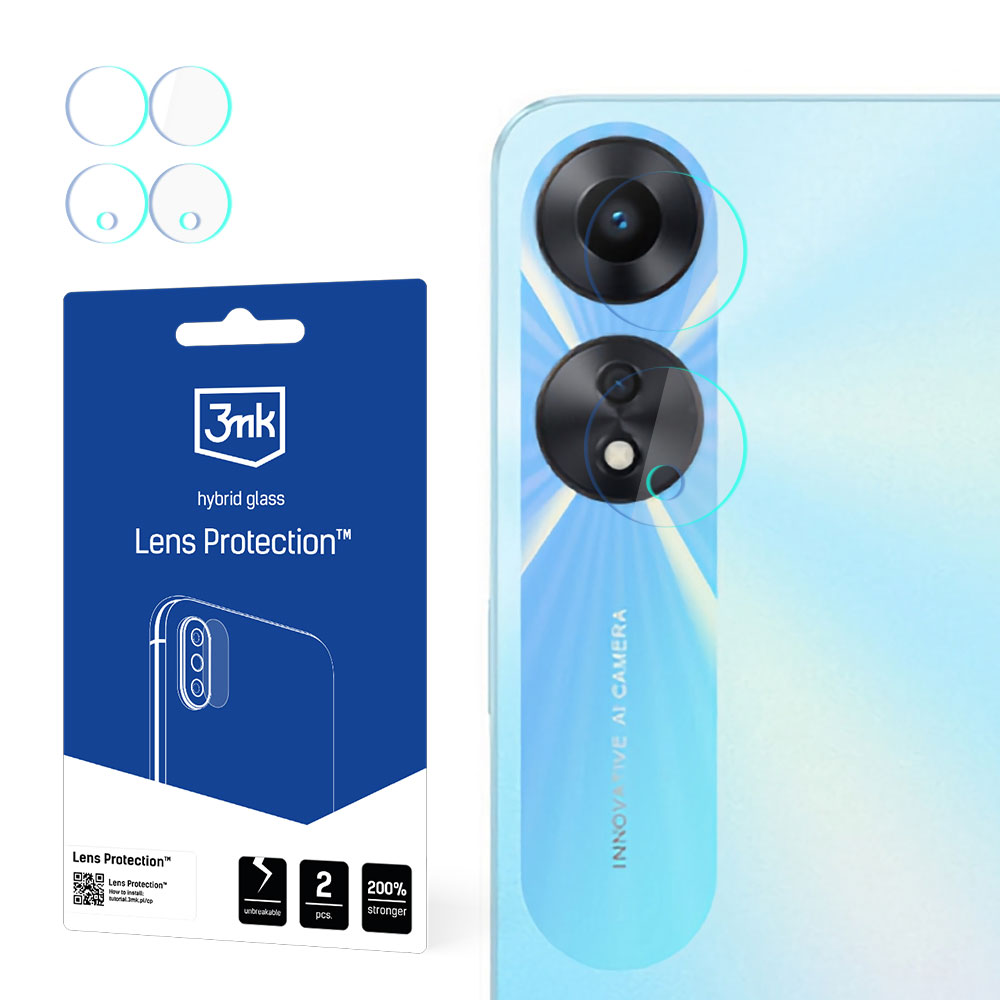3mk Lens Protection™ hibridinis kameros stiklas Oppo A58 5G