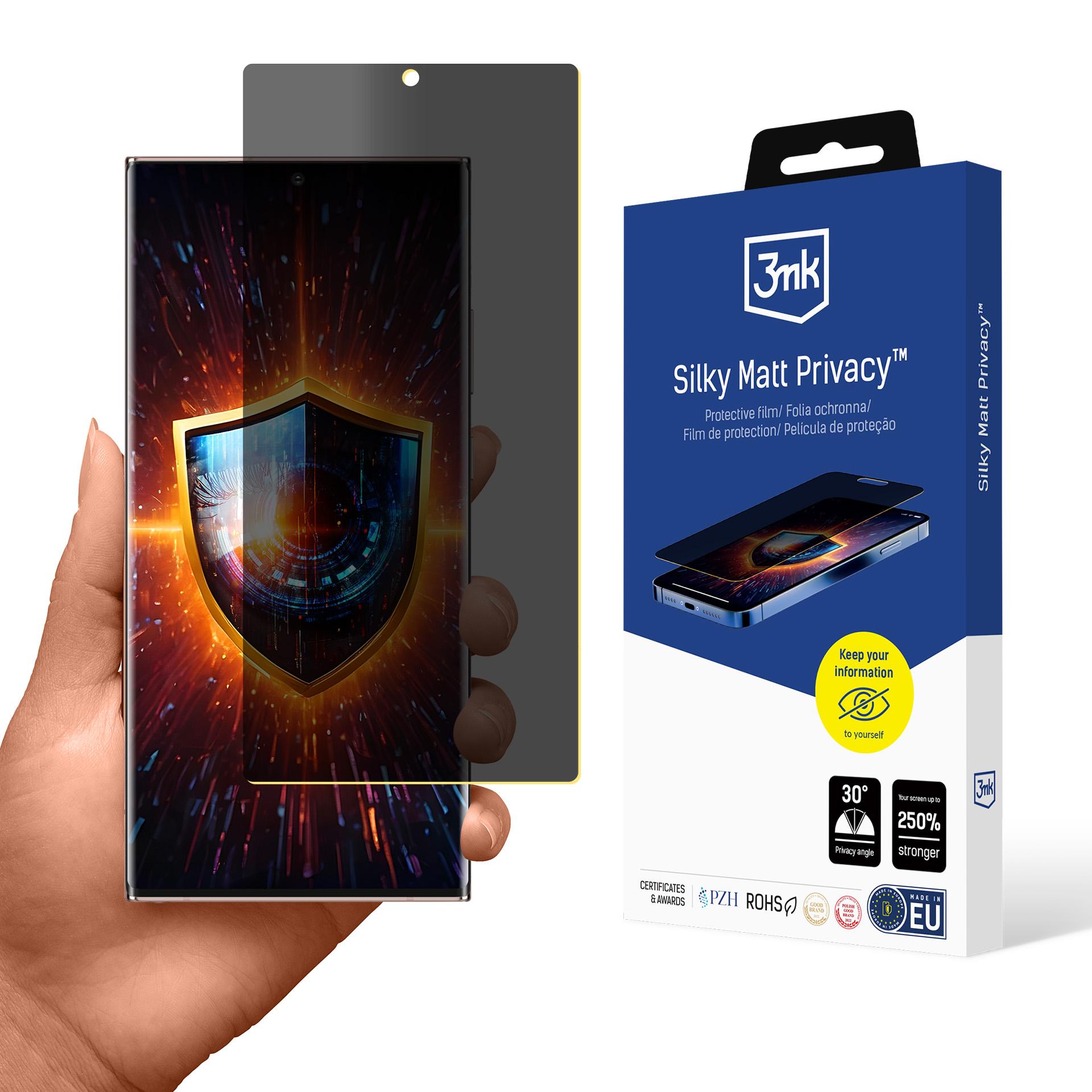 3mk Silky Matt Privacy — приватный фильтр для экрана для Samsung Galaxy Note 20 Ultra 5G