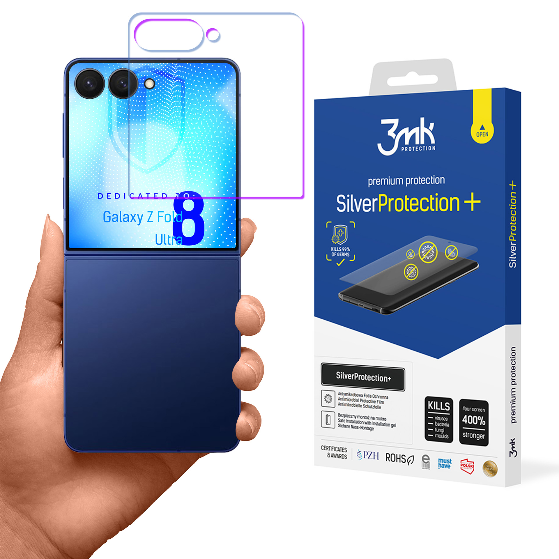 Samsung Galaxy Z Fold 8 Ultra - 3mk SilverProtection+