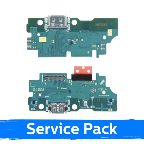 Разъем зарядки для Samsung A175 A17 4G с Flex / Plata (Service Pack)