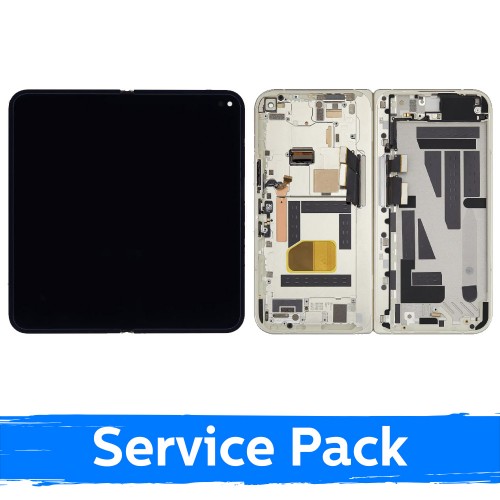 LCD Display Compatible With Google Pixel 10 Pro Fold (INNER) with Frame / Jade / (Service Pack)