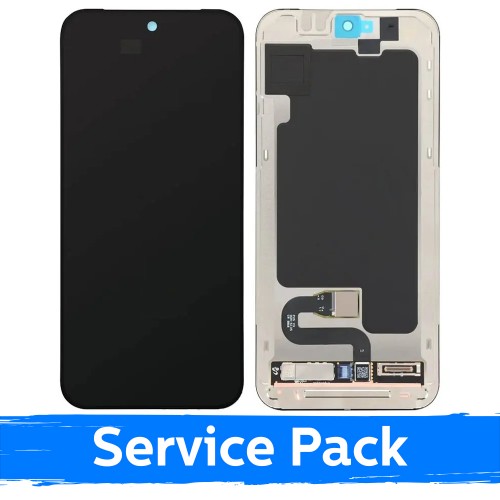 Ekranas skirtas Google Pixel 10 Pro XL juodas su rėmeliu (Service Pack)