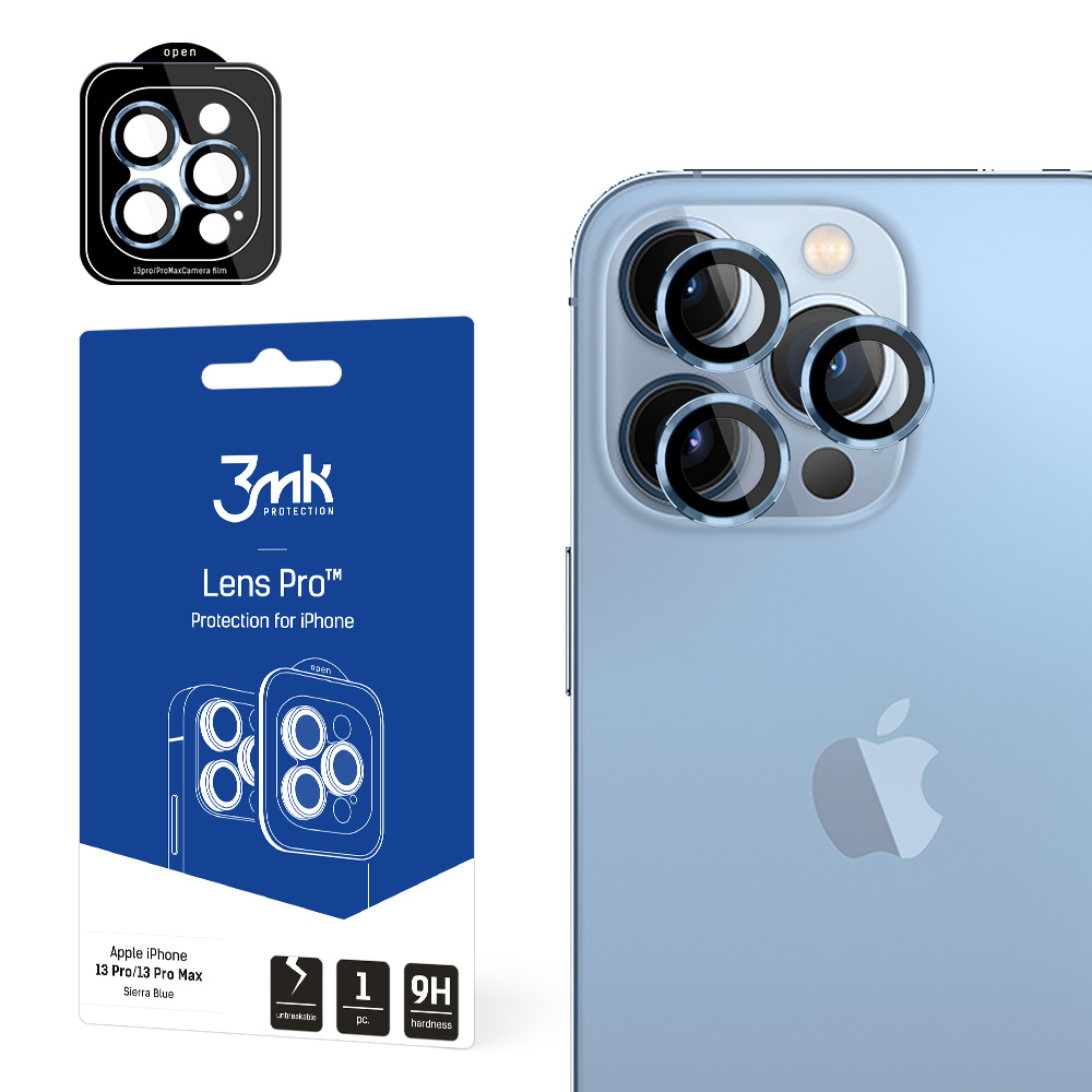 Apple iPhone 13 Pro/13 Pro Max - 3mk Lens Protection Pro синий Sierra