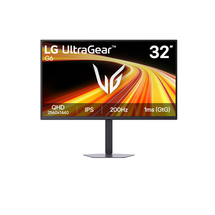 LG 32G620B-B UltraGear 32 " IPS QHD 16:9 200 Hz 1 ms 2560 x 1440 пикселей 300 cd/m² Количество портов HDMI 2