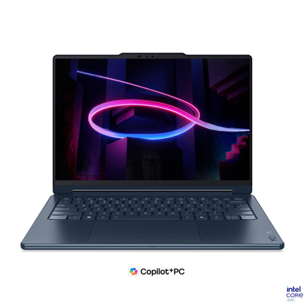 Lenovo Yoga 9 2-in-1 14IPH11 Intel Cosmic Blue 14 " OLED Touchscreen 2.8K WQXGA+ 2880 x 1800 pixels Intel Core Ultra 7 355 32 GB Soldered LPDDR5X Solid-state drive capacity 1000 GB Intel Graphics Windows 11 Home 802.11be Bluetooth version 5.4
