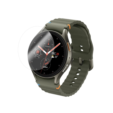 Fixed apsauginis grūdintas stiklas, skirtas išmaniajam laikrodžiui Samsung Galaxy Watch 7 (40mm), 2 vnt., skaidrus
