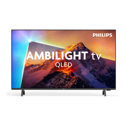 Philips 4K QLED Ambilight TV 55PQS8611/12 55" Smart TV TITAN OS UHD Black