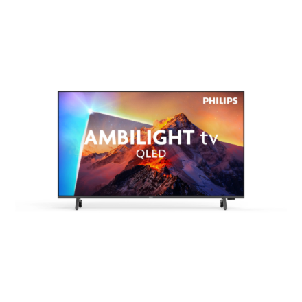 Philips 4K QLED Ambilight TV 50PQS8611/12 50" Smart TV TITAN OS UHD Black