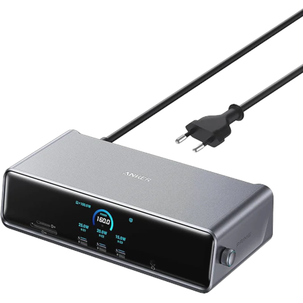 Anker Prime Doko stotelė (14-in-1, trigubas ekranas, DisplayLink) A83B33A1
