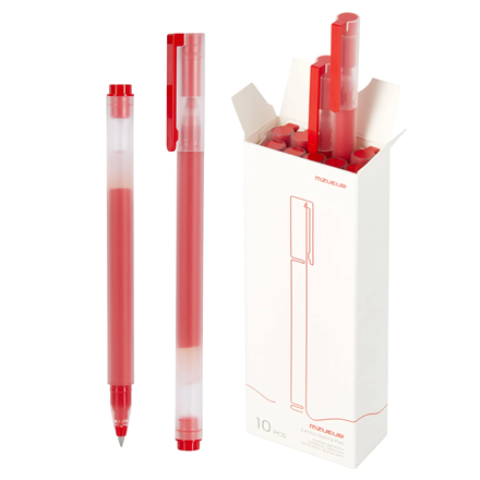 Xiaomi High-capacity Гелевая ручка, 10-Pack, Red