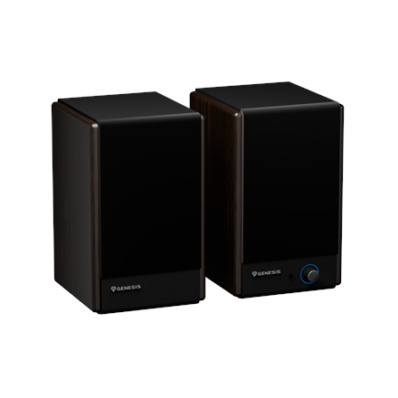 Genesis Arsen 402BT 2.0 garsiakalbių sistema, 60 W, Bluetooth, belaidis ryšys, ruda